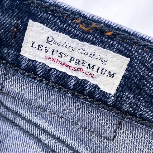 LEVIs Women's Wedgie Jeans Premium Denim Vintage Style Black Plus Size 32 - Picture 4 of 14